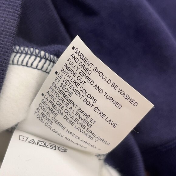 Notre Dame Fighting Irish Hoodie Mens Large Blue White Gold Under Armour Iconic - Picture 13 of 15